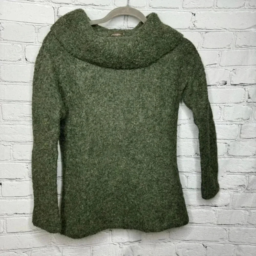 J.Mclaughlin Lulu Alpaca & Wool-Blend Sweater Green Women’s size XS